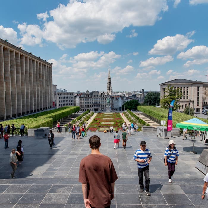 Suivez une visite avec Brukselbinnenstebuiten pendant Boterhammen In Het Park