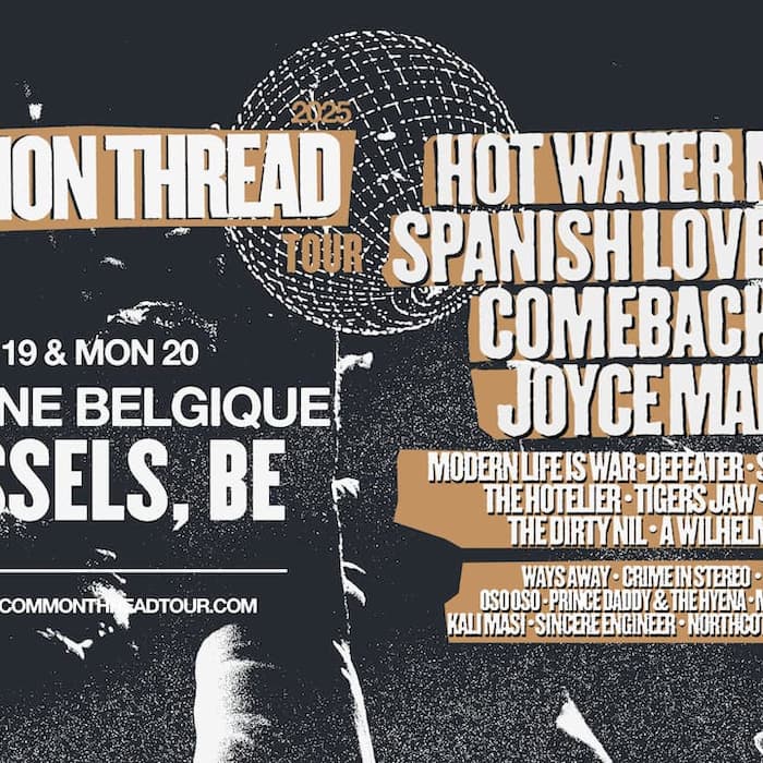 On repeat: beluister de playlist van de Common Thread Tour