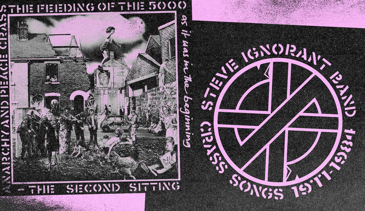 Steve Ignorant plays 'Crass - Feeding of The 5000'