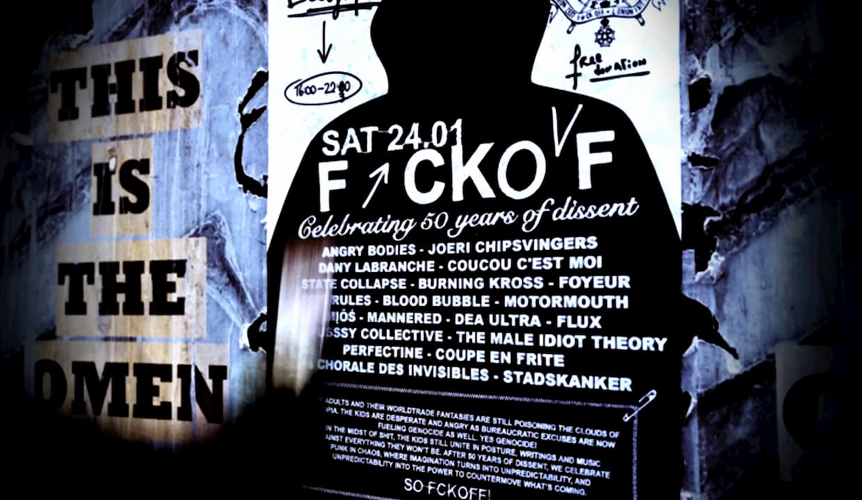 Achetez votre BOMBER HOODIE de F*CK OFF > 50 Years Of Dissent