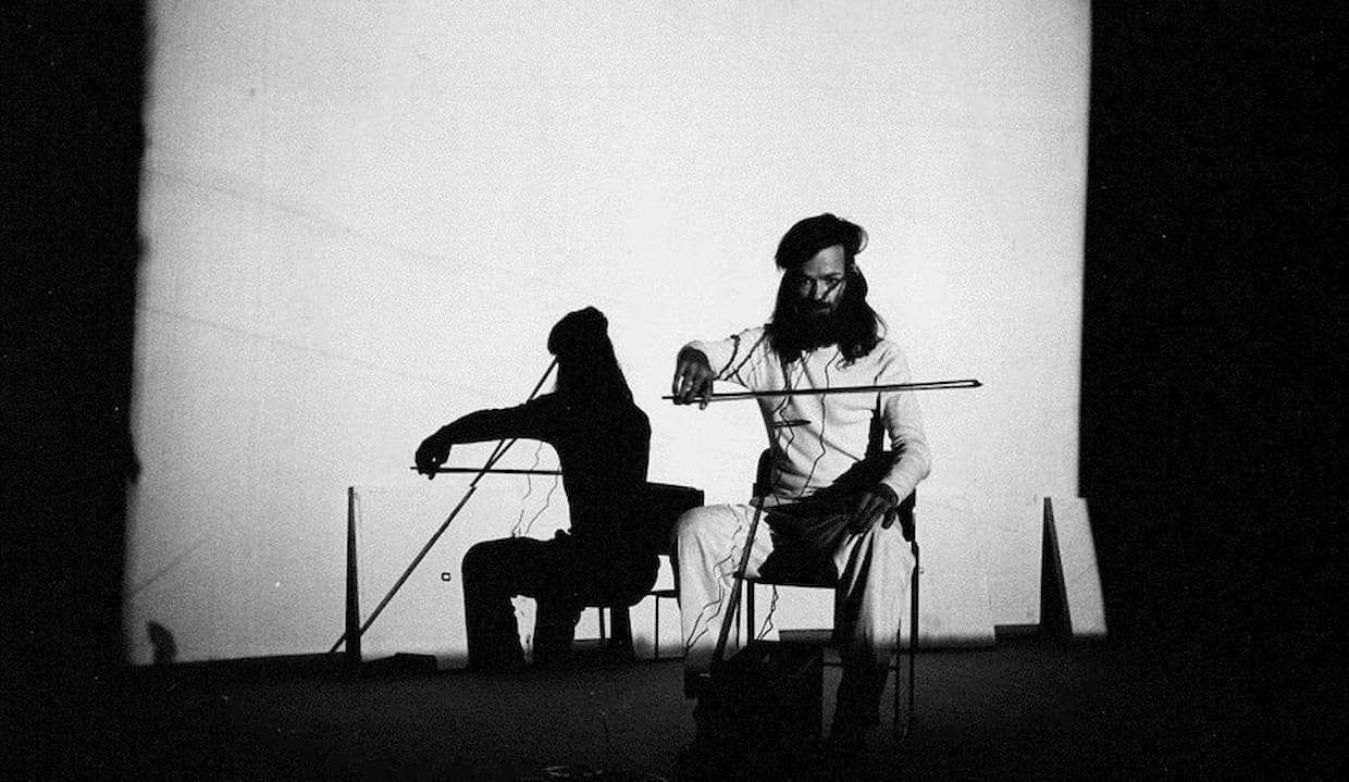 Screening 'Tony Conrad: completely in the present' + 'The Flicker' with live soundtrack by Mertens & Steenkiste