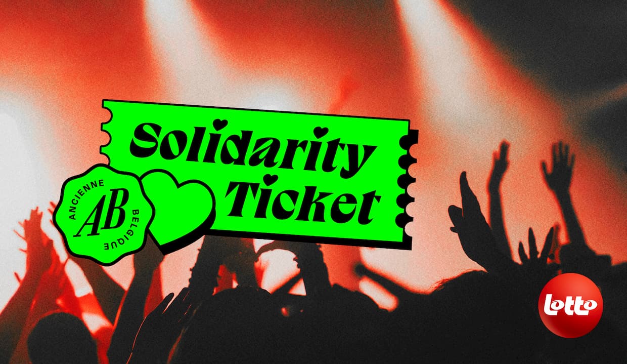 Win een VIP-concertavond in AB dankzij Lotto en steun het Ticket Solidair-fonds